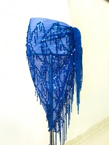 1 chiếc đai eo múa bụng nữ 20024 mới, khăn quấn hông, đai tam giác tua rua cho người mới bắt đầu, corset eo (Bao bì bên ngoài của sản phẩm được giao ngẫu nhiên) Màu sắc sản phẩm được giao kèm - Nhiều màu - Xem 11