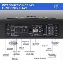 Subwoofer Amplificado 10 Pulgadas Bocinas Para Carros - Multicolor - Ver 7