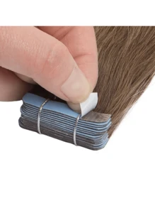 Kercsityn Ekstensi Rambut Tape In Rambut Manusia 10-24 Inci Warna Piano Rambut Lurus Halus Remy Rambut Manusia Tanpa Sambungan Ekstensi Rambut Tape In Kulit 20 Pcs - S2/6 - View 3