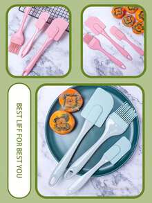 1/3 chiếc cọ quét dầu BBQ bằng silicon cho nhà bếp, cọ quét nước sốt bánh kếp - Nhiều màu - Xem 6