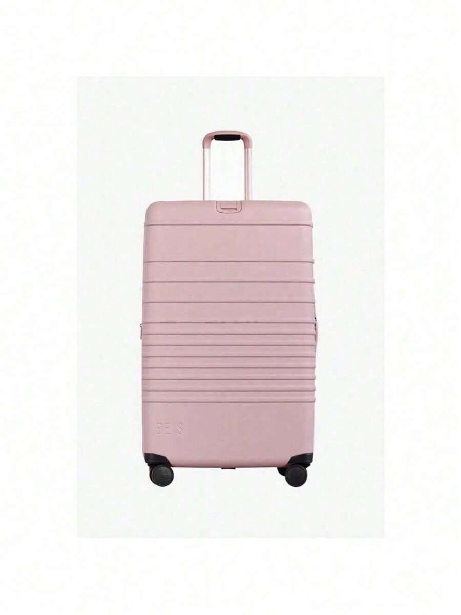 BEIS - Maleta rodante de gran tamaño para facturar, maleta de viaje, maletín duradero para viajes - Rosa atlas - Ver 1
