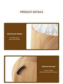 6/10 小时喷雾时间七彩火焰空气芳香扩散器加湿器，升级版 7 种火焰颜色无噪音精油扩散器，适用于家庭、办公室、瑜伽，带自动关闭保护/双速定时 300 毫升 - Multicolor - 查看 8