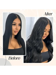 Kercsityn Tape In Human Hair 10-24 Inch Piano Color Hair Extensions Silky Straight Remy Human Hair Seamless Skin Weft Tape In Hair Extensions 20Pcs - S1 - View 5