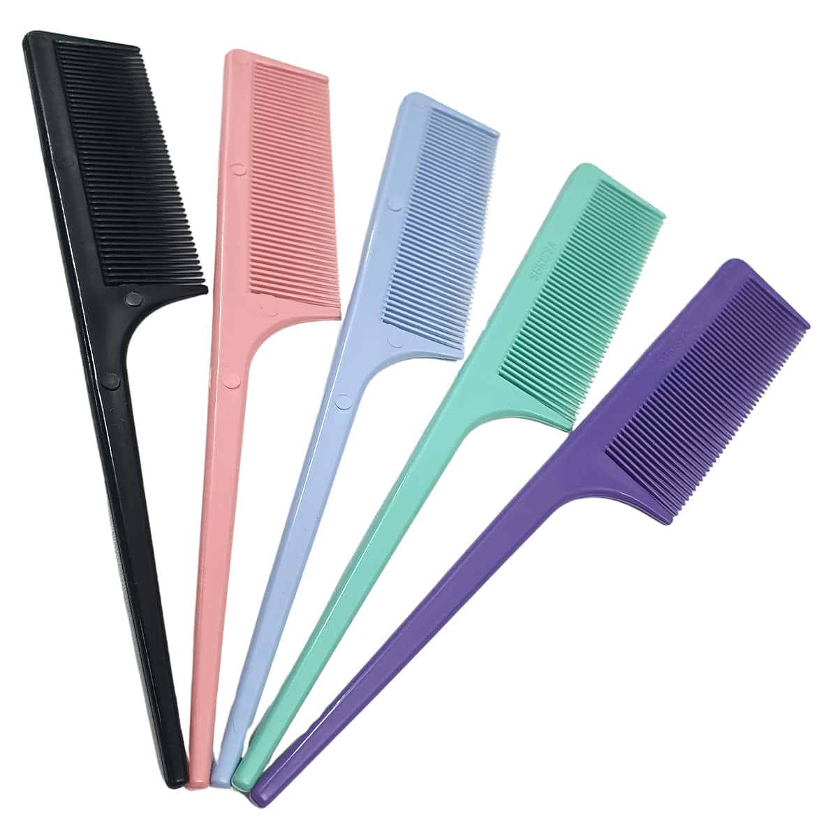 Fine Handle Comb Set 24 Units - 彩色 - 查看 1