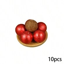 30 stuks kruidenvoetbadballen met bijvoet, Sichuanpeper, oude gember en rode bloemen - snel oplossend, verwarmend voor voetspa in de winter, voetverzorging, bevordert zweet, gezonde regulatie, elk 25 mm diameter