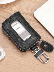 1个通用型汽车钥匙收纳包，带透明窗口的拉链式钥匙套。 - 均碼 - 查看 7