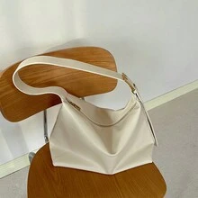 NYXIA Túi xách Boston da PU cổ điển dành cho nữ, túi đeo chéo vai dung tích lớn thường ngày, túi tote thời trang màu trơn - Nhiều màu - Xem 5