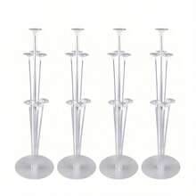 1/2/4 件，27.56 英寸气球拱门杆支架套装，适合生日派对、毕业典礼、婚礼、圣诞节、母亲节（不含气球） - 彩色 - 查看 10