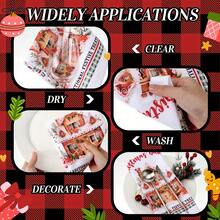 2/6PCS Christmas Gingerbread Pattern Kitchen Towels & Dishcloths - Super Soft Polyester, Tableware Home Party Decoration, Suitable For Holiday Party, Wedding And Outdoor Picnic - Multicolor - View 7