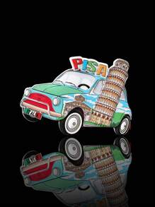 1 件创意 3D 浮雕冰箱贴城市磁贴，独特 3D 旅行纪念品磁性装饰冰箱贴，小礼物 - 彩色 - 查看 8