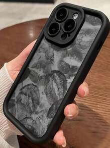 1 件黑色唇形设计减震手机壳，适用于 15/15 Pro Max/14/13/12/11/7/8/XS/11 Pro，也适用于三星系列防水防摔防刮 - 黑色 - 查看 2