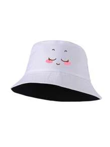 Customized Bucket Hat, Provide Picture & Text For Unique Personal Hat, Suitable For Outdoor, Travel, Hiking, Company Team Activities, Customized Logo Cap, Colorful, Cute, Adorable, Funny, Kawaii, For Teacher, For Boys And Girls, For Teenagers, Junior High School Students, Middle School Students, High School Senior High School Students, College Students, University Students, Freshman, Sophomore, Underclassmen - Photo Customization - View 9