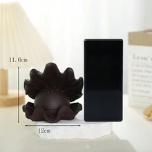 Máy khuếch tán hương thơm vỏ sò hiện đại sáng tạo hợp thời trang. Thích hợp cho hương thơm trong nhà, trang trí, đồ trang trí để bàn. Lý tưởng để làm quà tặng, vật phẩm ngày lễ - Màu nâu Sô-cô-la - Xem 3