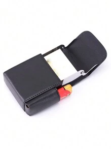 20 件/包荔枝纹理图案烟盒带打火机支架，创意时尚吸烟配件腰包收纳盒，适合男士、发饰、吸烟配件、烟袋、香烟收纳、香烟盒