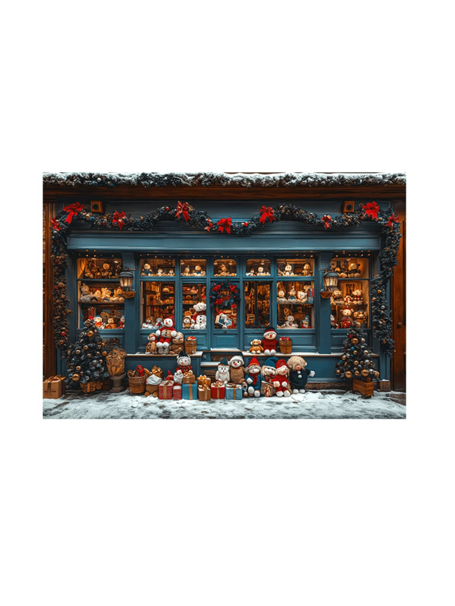 3D Sublimated Fabric Photographic Background Christmas 2.20x1.50 Horizontal - FFF-2275 - 查看 1
