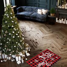 Christmas Door Mat Set Kitchen Throw Rugs Non-Slip Entryway Rugs Floor Carpet For Bedroom Indoor Decor
