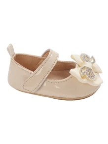 0-1 岁婴儿软底舒适步行鞋，公主款 - 杏色 - 查看 3