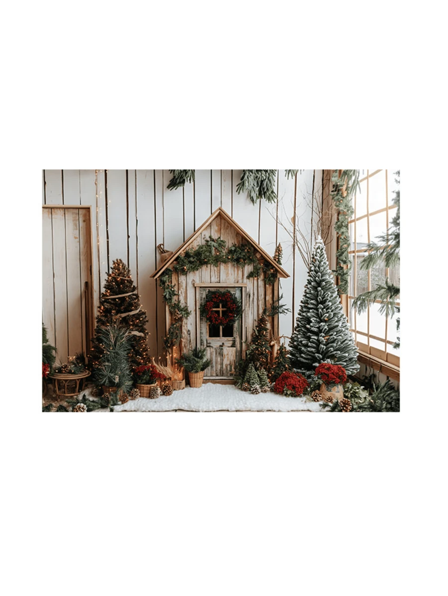 3D Sublimated Fabric Photographic Background Christmas 2.20x1.50 Horizontal - FFF-2277 - View 1
