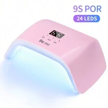 LIMEGIRL 24 LED Bead Nail Lamp, UV LED Nail Dryer Light For Gel Nails Polish, 3 Timer Settings ,USB Powered Professional