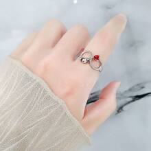 Anillo de cumpleaños de diciembre, símbolo del infinito simple anti-ansiedad rotatorio, de amor eterno, para el Día de San Valentín o compromiso para la novia