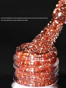 MISS SHAKA 10ml Viral Rhinestone Gel Nail Polish, Holographic Glitter Rhinestone Series, Popular Manicure Gift, Suitable For Women Nails - Multicolor - View 5