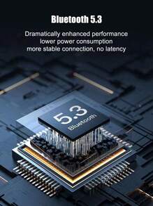 Tai nghe kẹp, Bluetooth 5.3, đeo không đau, thoải mái và ổn định, có hộp sạc cho thời lượng pin dài, âm thanh chất lượng cao, thích hợp cho thể thao nhỏ và di động, âm thanh nổi sống động, điều khiển cảm ứng trực quan, tai nghe không dây nhét tai mini có hộp sạc, - Nhiều màu - Xem 5