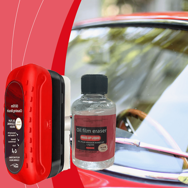 120ml Multi-Purpose Automotive Glass Oil Film Remover With Reusable Foam Sprayer, Capacity, Enhanced Oil Control For Clear Vision