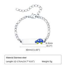 1pc Fashionable & Cute Glossy Stainless Steel 4.7"-6.7" Personalized Name Bracelet, Women Gift For Thanksgiving,Gold,Stylish,Colorful,Vintage,Simple,Unisex,Casual,Cuties,Custom,Personalized,Unique,Ideal Gifts For Him,Ideal Gifts For Her,Her,Boyfriend,Girlfriend,Dad,Mom,Family,Friends,For Anniversaries,For Birthdays,For Graduation,For Prom,For Party,Stainless Steel Jewelry - Multicolor - View 18