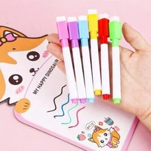 8 支/套子弹头白板笔、干擦板笔、彩色画笔式白板笔、书写工具、学生学校用品、返校