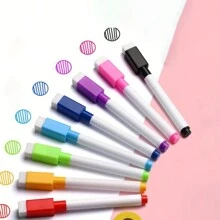 8 支/套子弹头白板笔、干擦板笔、彩色画笔式白板笔、书写工具、学生学校用品、返校