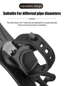 1 szt. Wielofunkcyjny uchwyt na telefon do roweru, obrotowy silikonowy stojak na telefon do roweru górskiego o 360 stopni