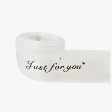 5 码/卷缎带蛋糕盒礼品包装装饰领结花卉工艺品 DIY 手工薄纱 - 彩色 - 查看 9