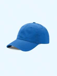 Gorra de béisbol casual  color puro para hombre - azul real - Ver 1