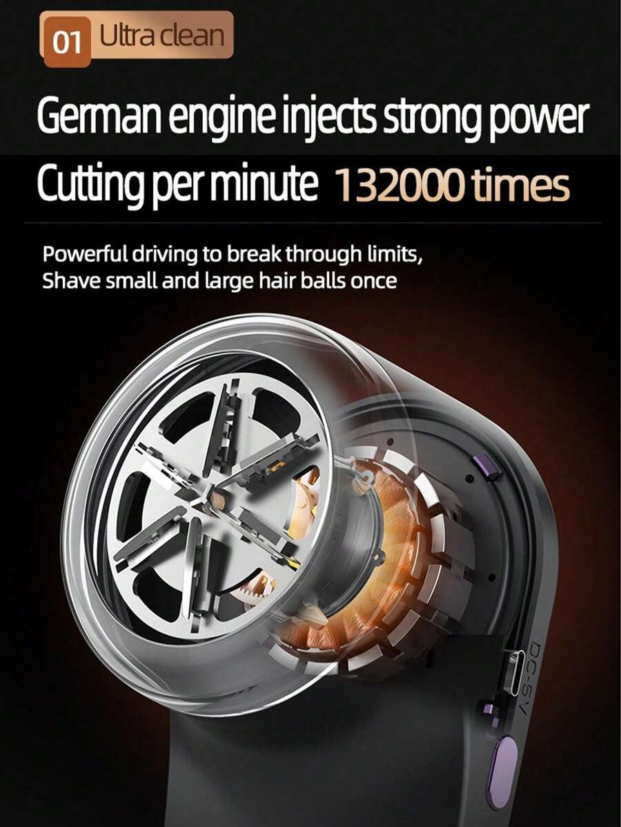 Beige & Grey Household Fabric Depiller Machine, Home Clothes Fuzz