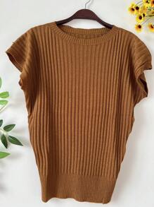 MODAL BLOUSE - Brown - View 3