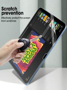 2pcs Matte Anti-Fingerprint Anti-Glare Sensitive Paper-Like Writing Screen Protector Compatible With Samsung Galaxy// Mate Pad/Honor//Redmi/IPad Air Pro 11 13 12.9 9.7inch S7 S8 S9 Plus FE Touch Office Painting Paper-Like Film Soft Film, Not Glass Gift For Birthday, Family, Friends Pad Screen Protector, Pad Accessories