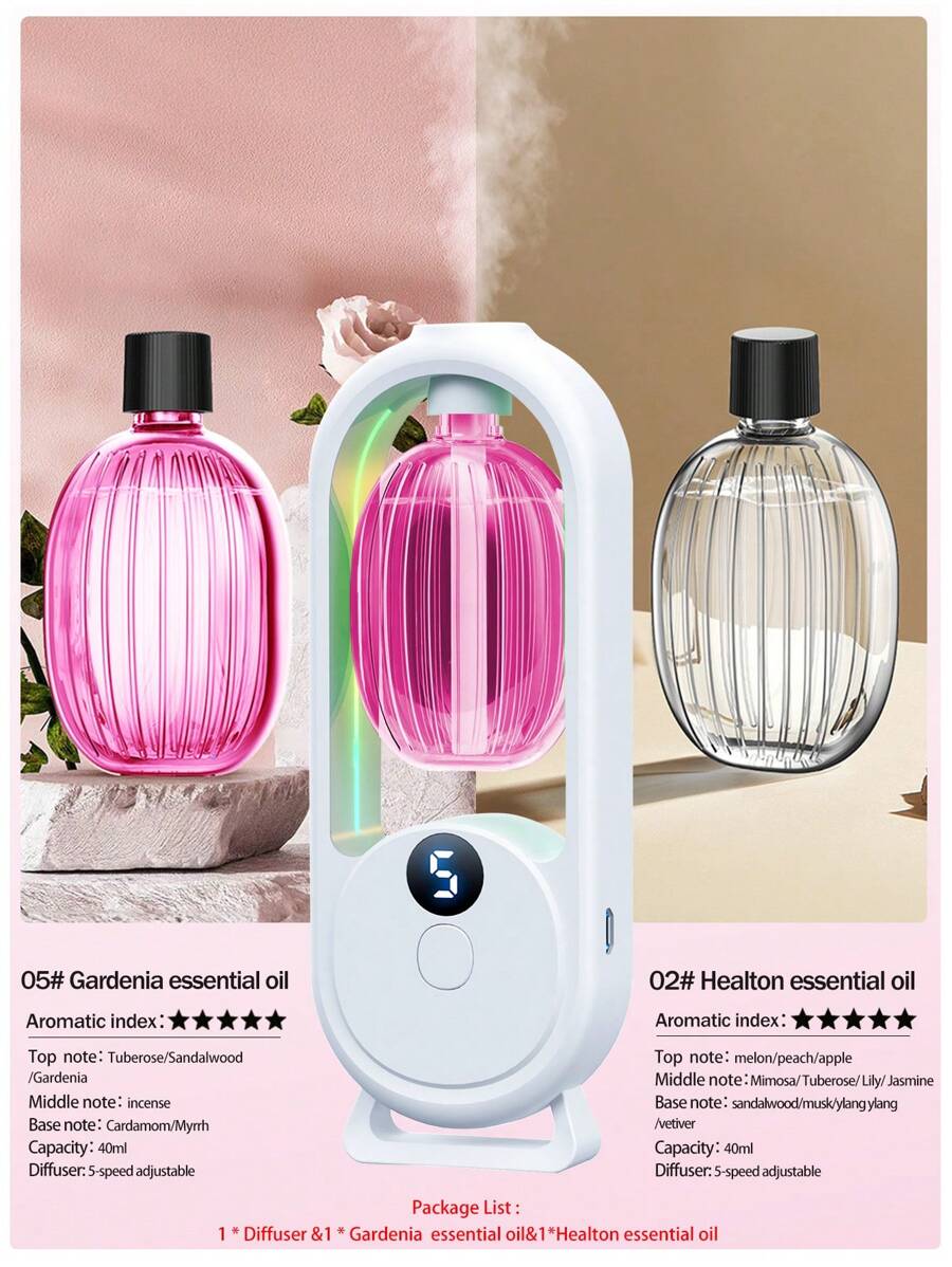Luxury Diffuser Ultrasonic & Passive Essential Oil