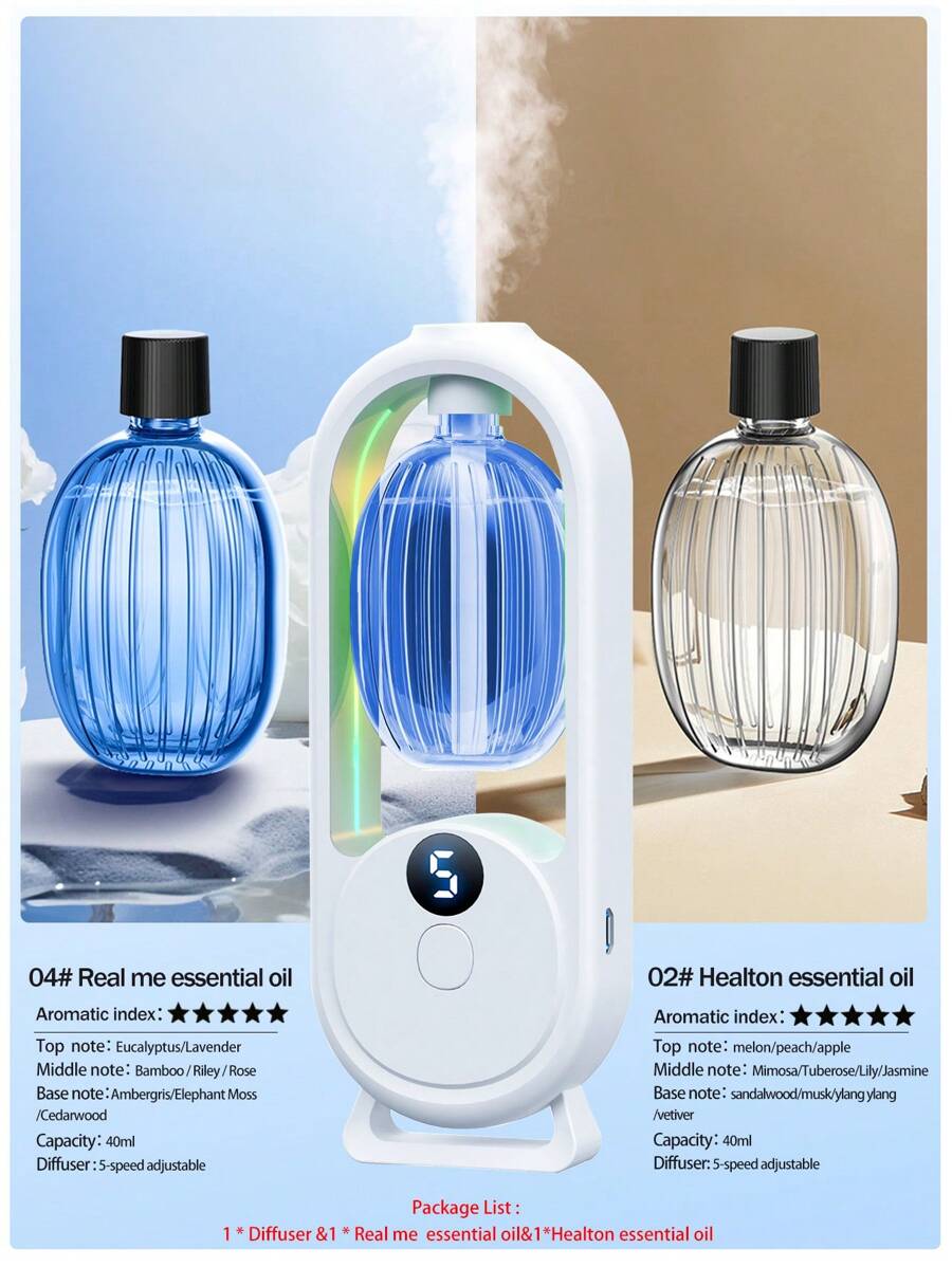 Luxury Diffuser Ultrasonic & Passive Essential Oil