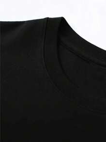 Hip-Hop Party Portrait Print Men's Cotton Short-Sleeved T-Shirt 190gsm