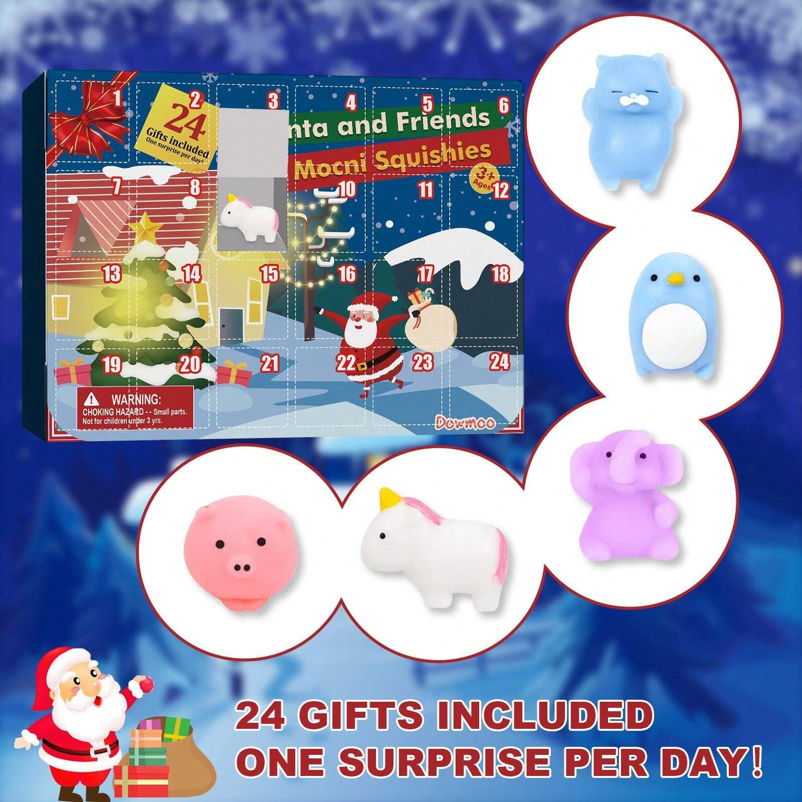 Christmas Decoration Dowmoo Christmas Pinch Advent Calendar Blind Box