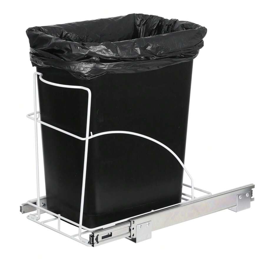Under Waste Container 7.6 Gallon Sliding Pull Out Trash Can