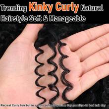 Curly Wigs For Women Afro Bomb Curly Wig With Bangs Synthetic Fiber Glueless Long Kinky Curly Hair - Màu đen tự nhiên - Xem 4