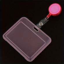 10个（5个白色可拆卸夹子+5个白色横向卡夹），透明横向卡夹和易夹式挂钩，适用于教师、学生、身份证、钥匙卡、驾驶证、持有身份证、钥匙卡 - 彩色 - 查看 16