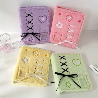 Plush Photo Album For Instant Film, 3-Inch Card Storage Holder, Idol Photo Album Collection Back To School