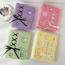 即时胶片毛绒相册，3英寸卡片收纳盒，偶像相册合集，重返校园 - 多色 - 查看 4