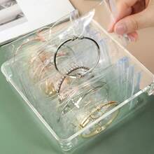 16 件/31 件迷你珠宝收纳袋，便携袋，用于包装珠宝戒指耳环项链 - 無色 - 查看 5