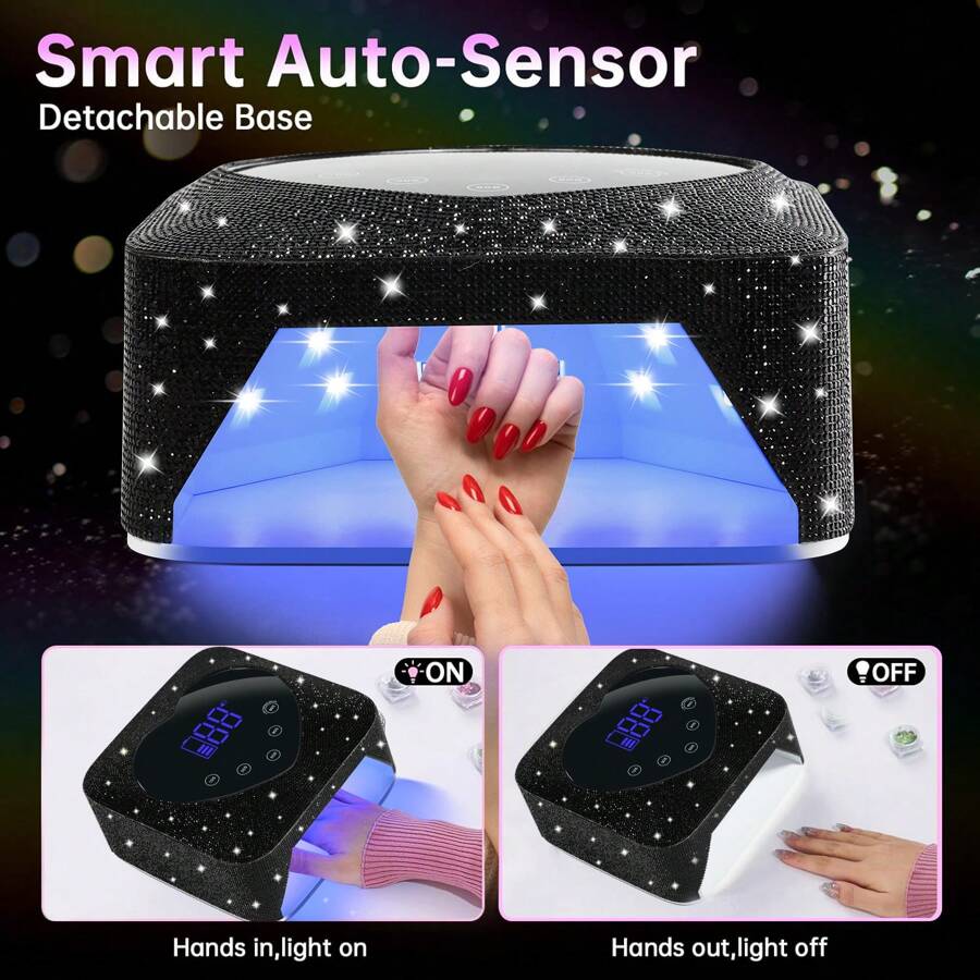 114W SUNX7 MAX UV Lampe à LED Sèche-ongles 57 Pièc... - Grandado