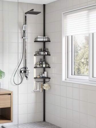 SONGMICS Badezimmer Regale & Eckregale Heim Badezimmer Deko Badezimmer Organizer Sommer Schulanfang