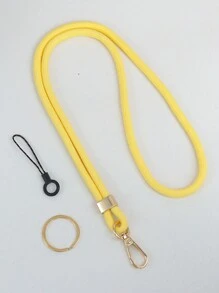 1 件黑色尼龙颈带手机挂绳，适用于身份证徽章夹和钥匙，配有手机绳，可爱的教师挂绳，适用于信用卡、通行证、手机饰品配件，配有金属钥匙圈，是送给女士、男士、职员、学生、老师、朋友的绝佳礼物，万圣节学校汽车配件，哥特 Y2k - 彩色 - 查看 19