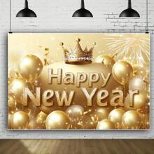 1 szt., baner na obchody Nowego Roku 2025, bez potrzeby prądu, odpowiedni na urodziny, wesela, wieczory panieńskie, dekoracje imprezowe i rekwizyty do fotobudki
